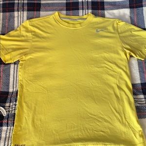 Yellow Nike Dri-Fit T-shirt
